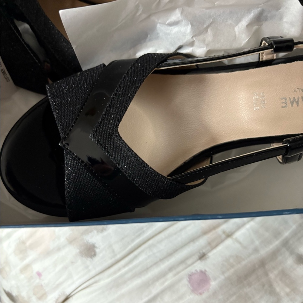 Vera Pelle Black Women's Sandals